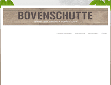 Tablet Screenshot of bovenschutte.nl